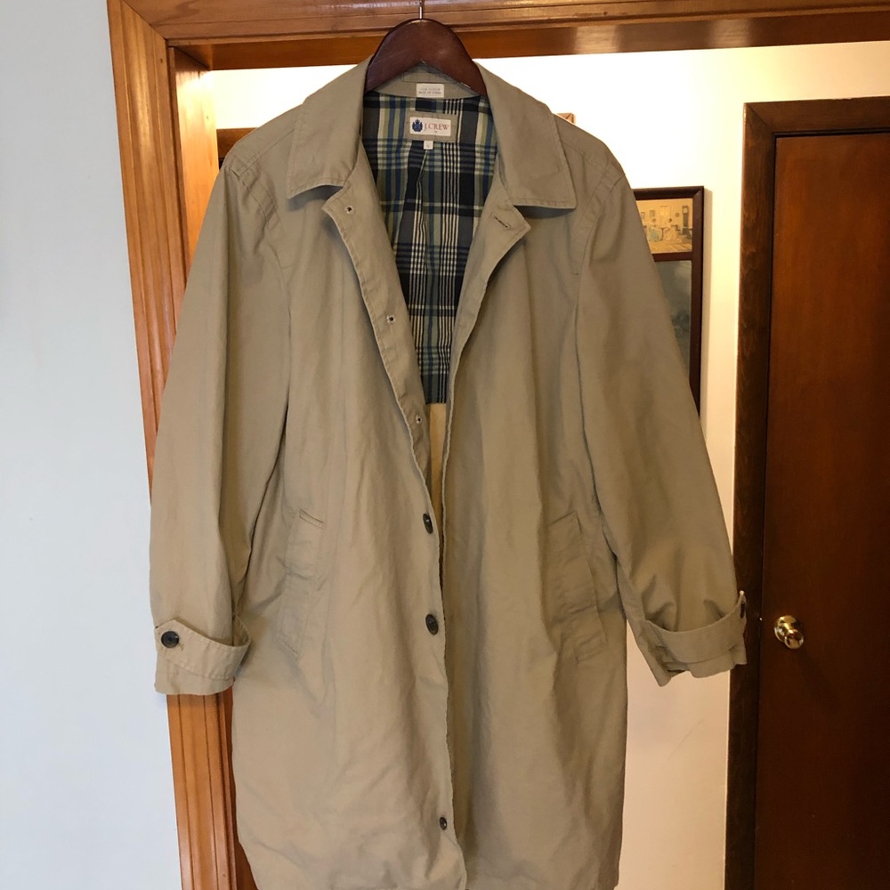 J. Crew Men’s Trent/Rain Coat - Large